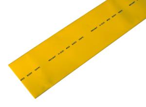 Трубка термоусаживаемая ТУТ нг 50,0/25,0мм, желтая, упаковка 10 шт. по 1м REXANT 